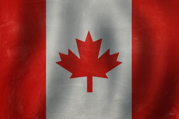 Canada flag background Live work education and internship in Canada