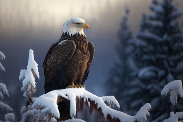 Canada has a bald eagle