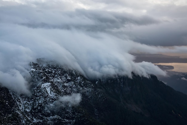 Canadian Aerial Landscape Nature Background