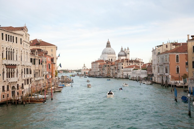 Canal Grande view from bridge of the academy Venice Italian landscape