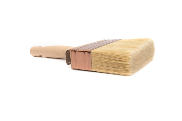 Canarian paletina brush Suitable for any type of paint Isolated on white background