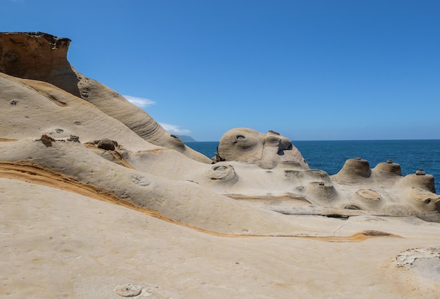 Candle rock at Yehliu Geopark