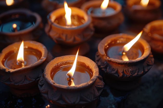 Candles on Table