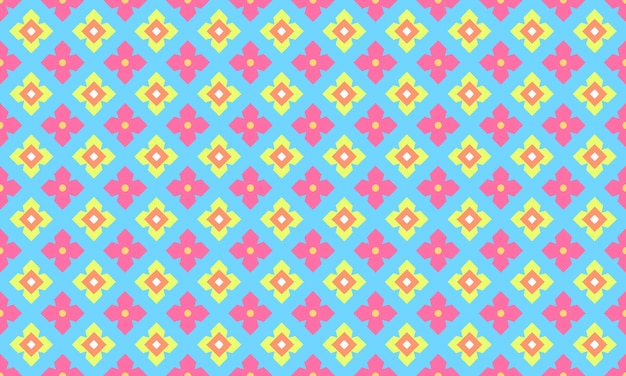 Candy Pop Geometric Shapes Seamless Pattern for Wallpaper Background