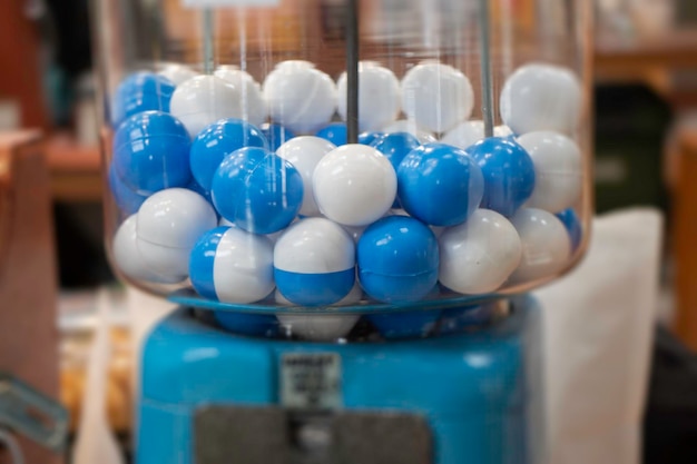 Candy and toy vending machine