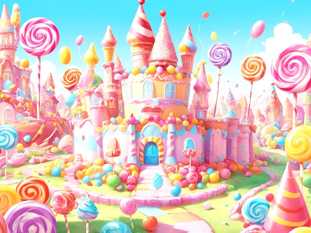 Candyland Fantasy Birthday Design