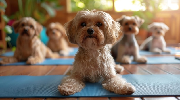 Canine Companions Yoga Session with Dogs