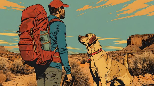 Canine Explorers Illustrated Hiking Adventures