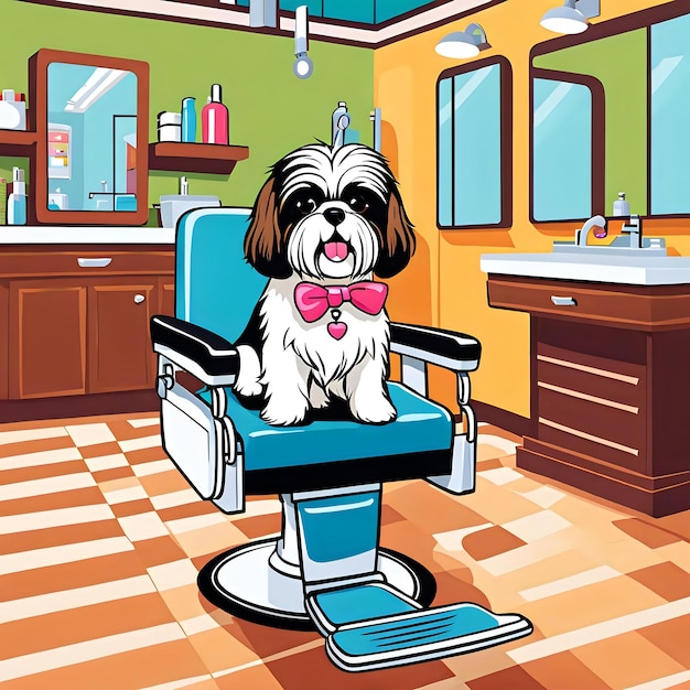 Canine Grooming at the Barber Shop near Me