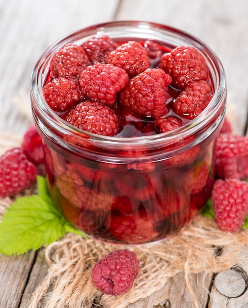 Canned Raspberries