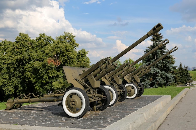 Cannons in Kiev Ukraine