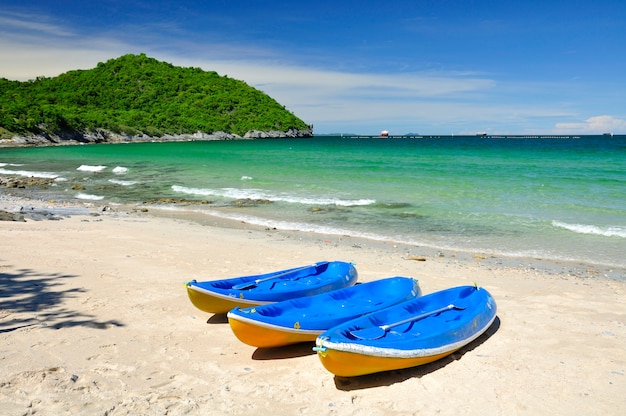 canoe at beach