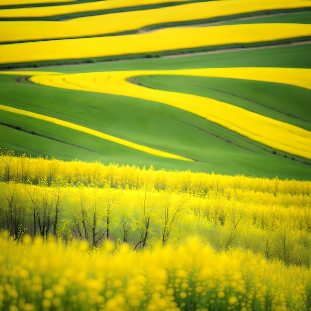 Canola Flowers A Symbol of Sustainable Abundance