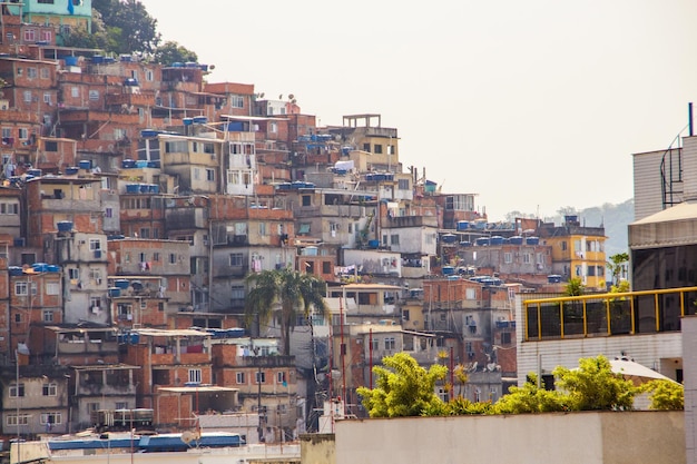 Cantagalo favela in the Ipanema neighborhood of Rio de Janeiro