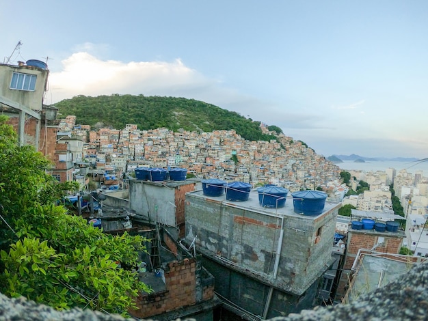 Cantagalo hill in rio de janeiro