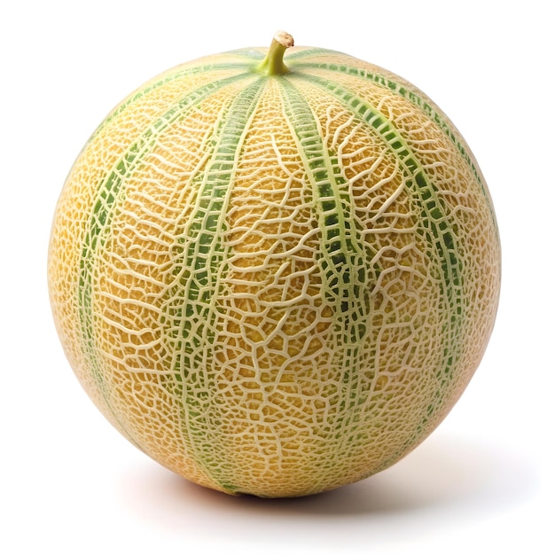 Cantaloupe image isolated on white background