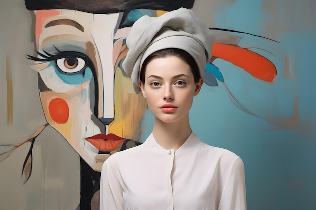 The Canvas of Emotion A Woman's Face through Modern Art