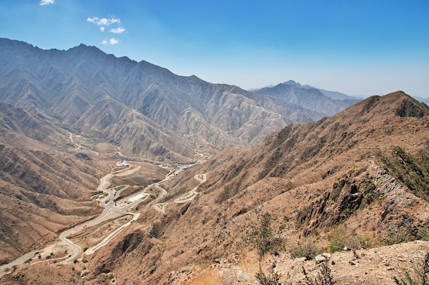 The canyon of Asir region in Saudi Arabia