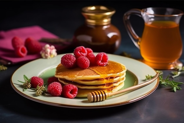 capcakes with currants on plate