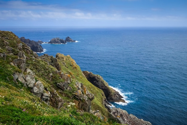 Cape Ortegal cliffs and atlantic ocean Galicia Spain