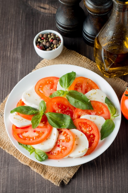 Caprese salad.