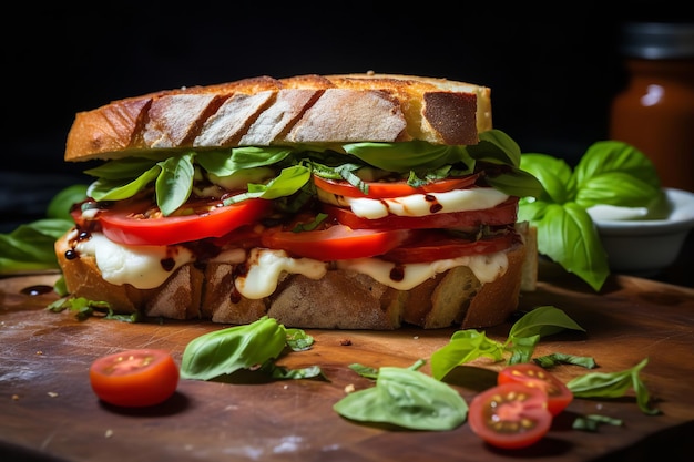 Caprese Sandwich Dinner Recipe