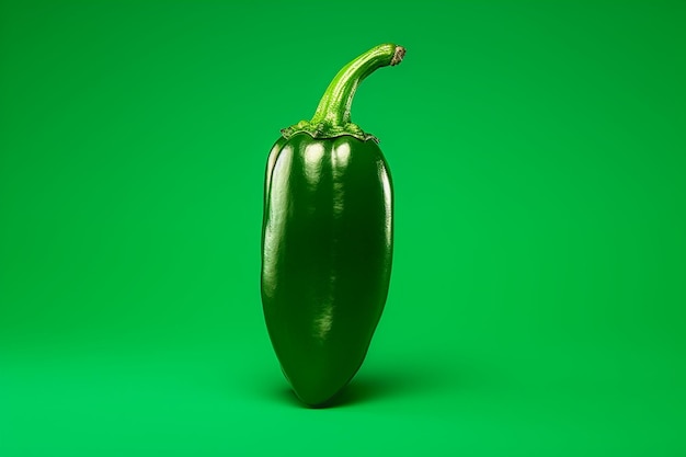 Capsicum on green