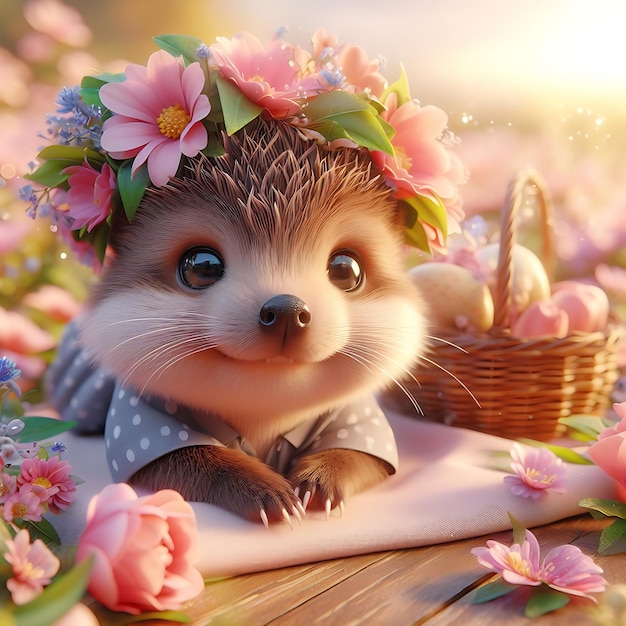 Captivating 3D Spring Baby Animal Photos Adorable Wildlife Moments in Nature