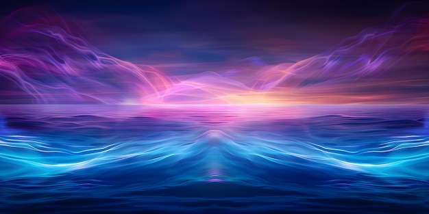 Captivating Abstract Digital Art featuring Dynamic Ocean Waves and Vibrant Colors Concept Abstract Digital Art Ocean Waves Vibrant Colors Captivating Design