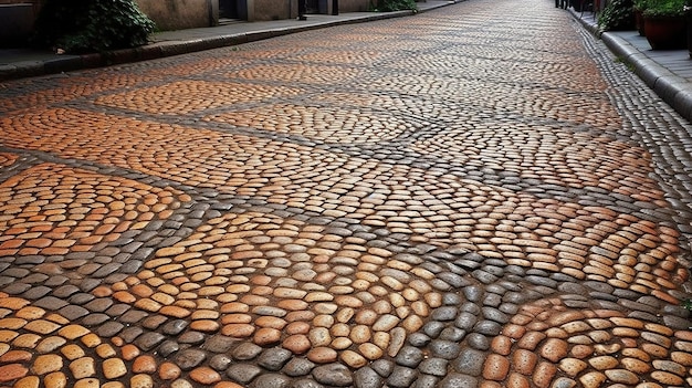 Captivating Cobblestone Texture Generative ai