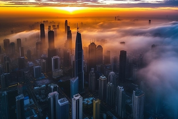 Captivating Drone Shots of Diverse Urban SkylinesxA