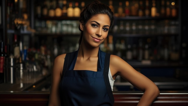 Captivating Glimpse into the Life of a Talented and Resilient Female Bartender