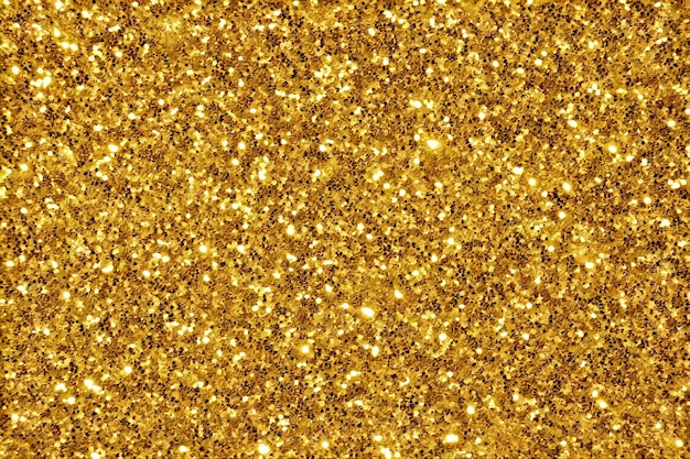 A Captivating Gold Glitter Texture