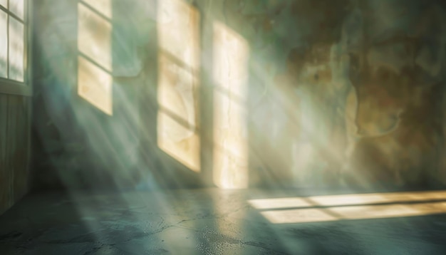 Captivating image delicate beauty of blurred natural light filters through windows casting gentle