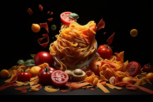 Captivating Italian Pasta Visuals