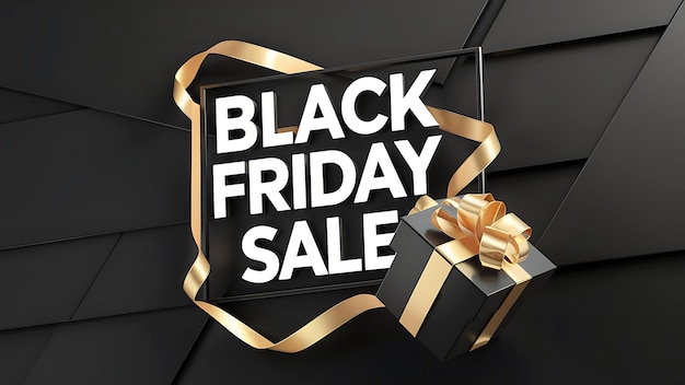 A captivating modern digital design for a Black Friday sale promotion