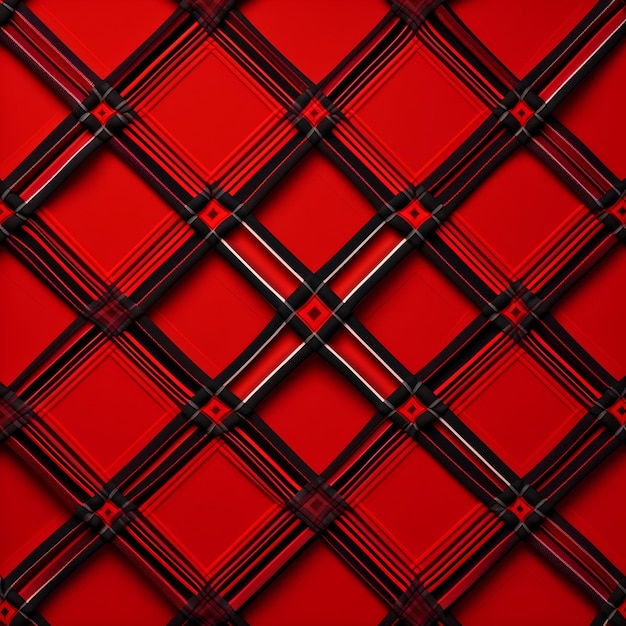 Captivating Red Plaid Pattern Images