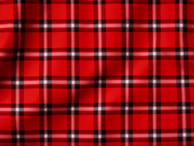 Photo captivating red plaid pattern images