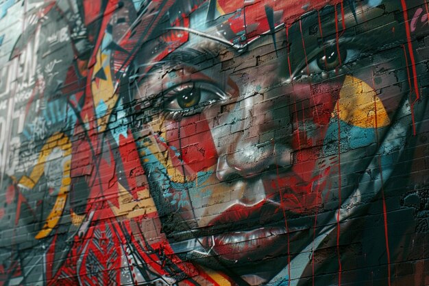 Captivating street art adorning city walls