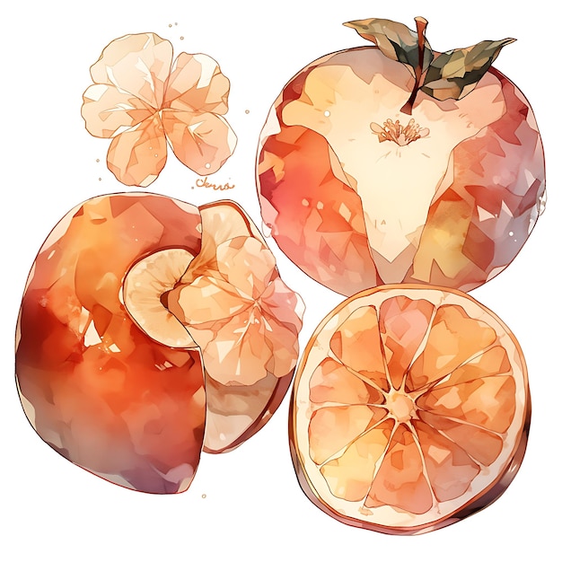 Captivating Watercolor Fruit Drawings for a Playful and Colorful Experience