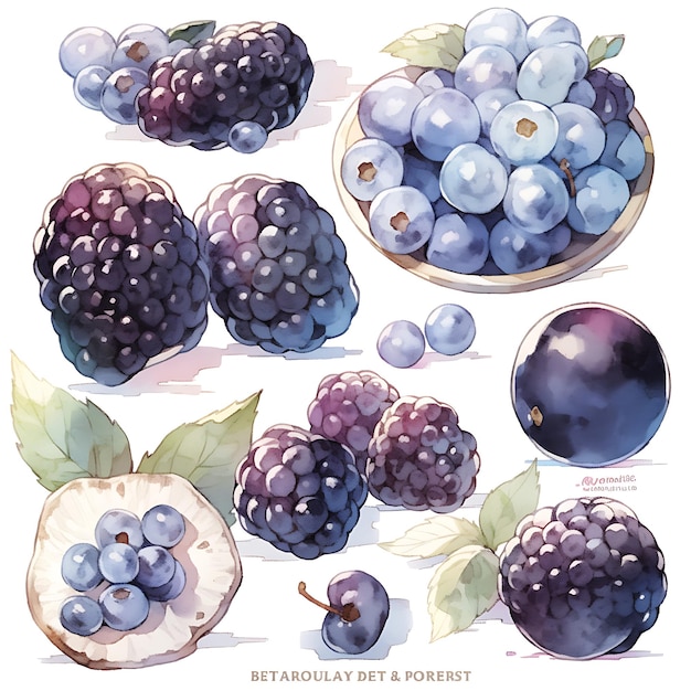 Captivating Watercolor Fruit Drawings for a Playful and Colorful Experience