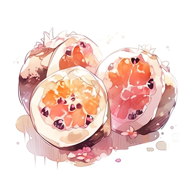 Captivating Watercolor Fruit Drawings for a Playful and Colorful Experience