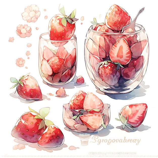 Captivating Watercolor Fruit Drawings for a Playful and Colorful Experience