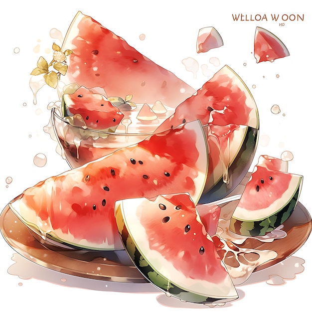 Captivating Watercolor Fruit Drawings for a Playful and Colorful Experience