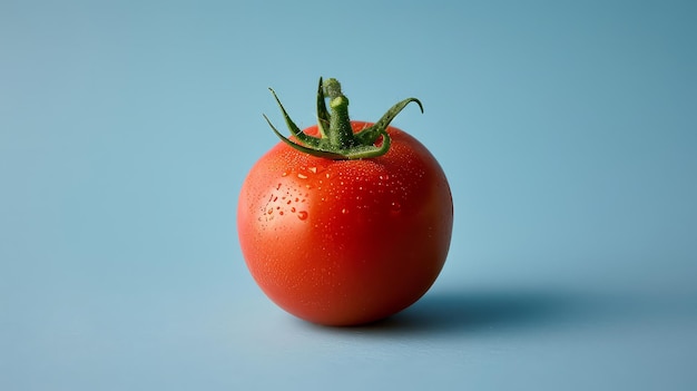 Capture the freshness with a photo of a juicy ripe tomato perfect for grocery ads or food blogs