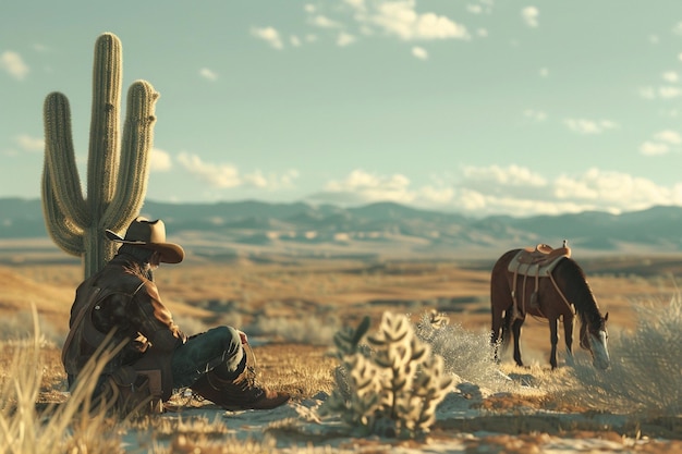 Capture the rugged charm of the Wild West with a l generative ai