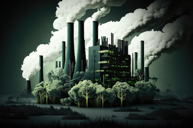 The Capture and Storage of Carbon Dioxide CO2 Emissions an Illustration of Carbon Capture Technology