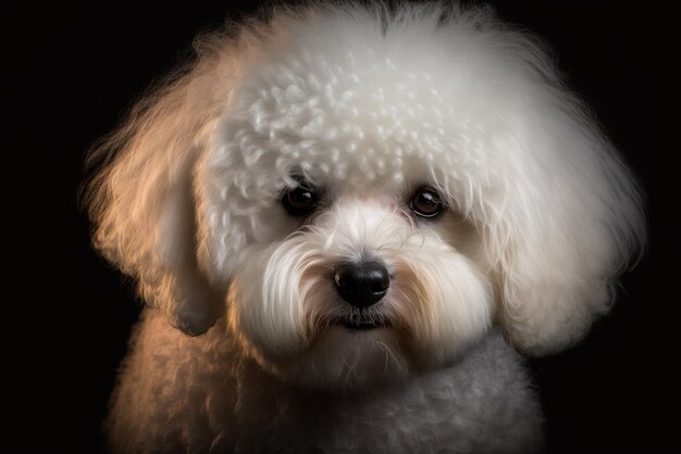 Capturing the Charm of Bichon Frise A Studio Photoshoot for Your Furry Companion