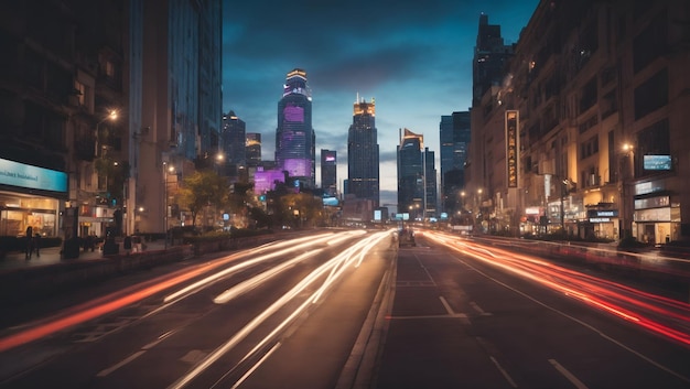 Capturing the dynamic cityscape at twilight