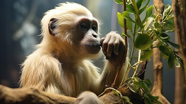 capuchin HD 8K wallpaper Stock Photographic image